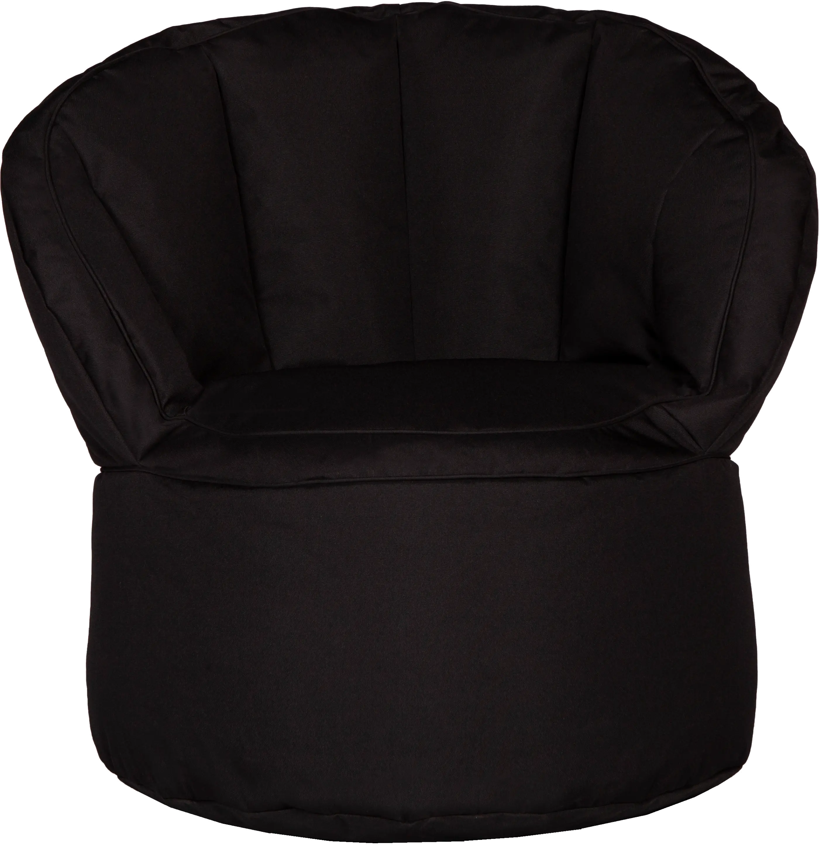 Round Black Bean Bag Chair