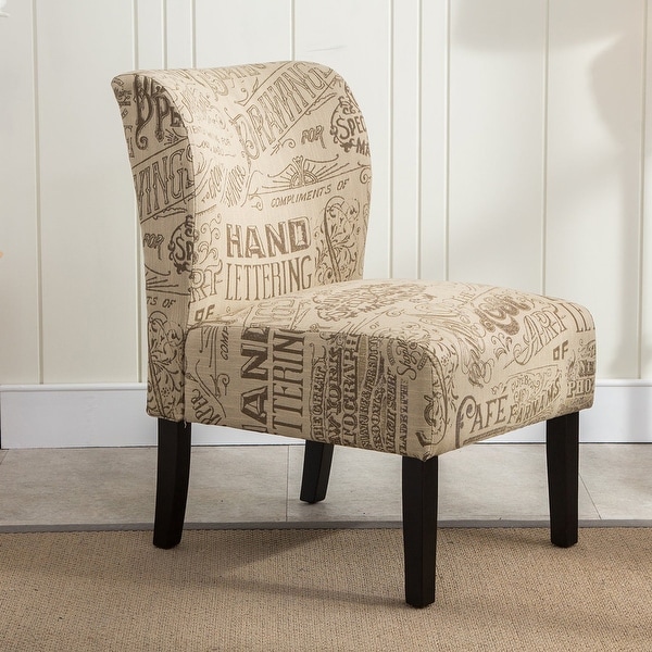 The Curated Nomad Pavilion Upholstered Armless Accent Slipper Chair