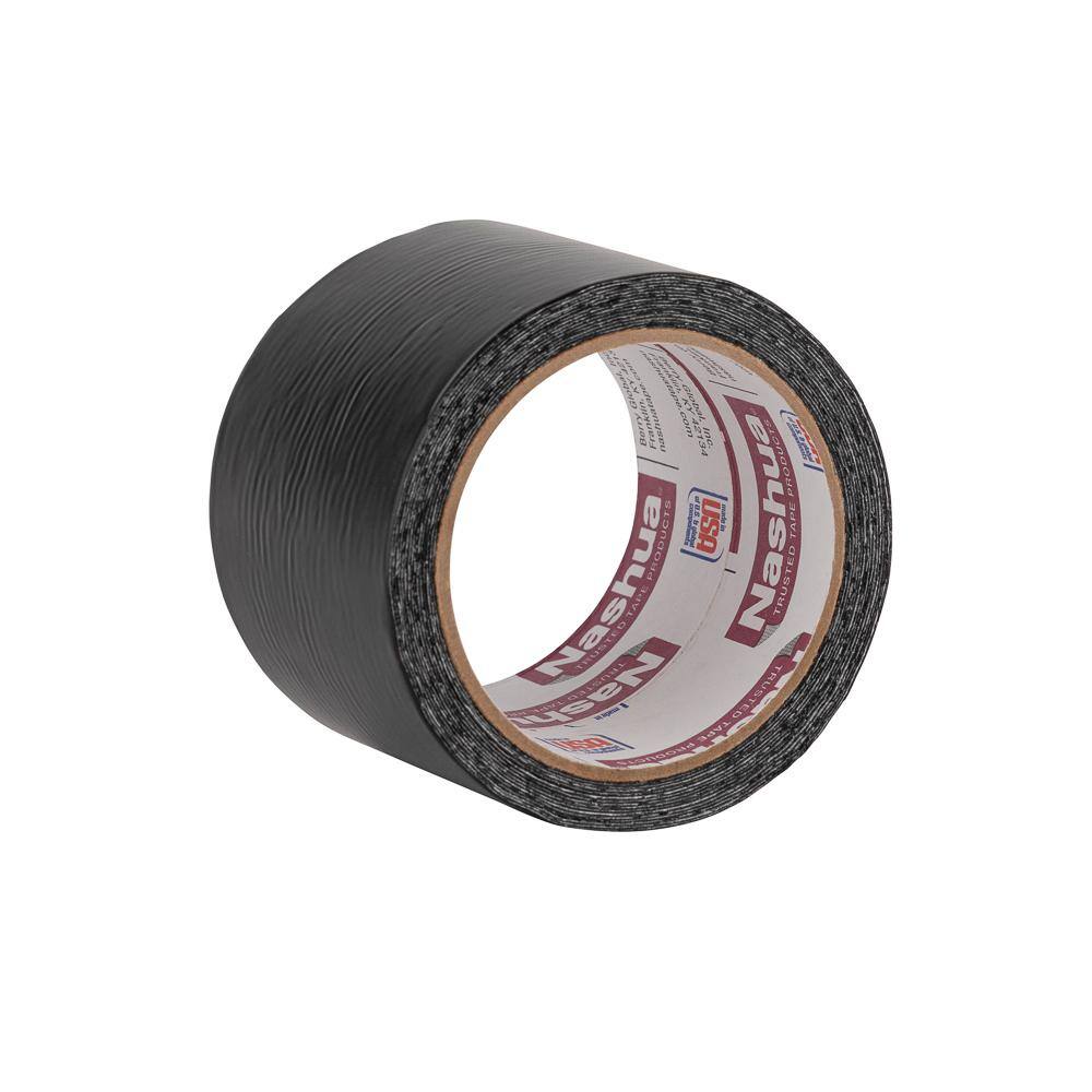 Nashua Tape 3 in. x 5 yds. Aqua-Seal Duct Tape in Black 1529844