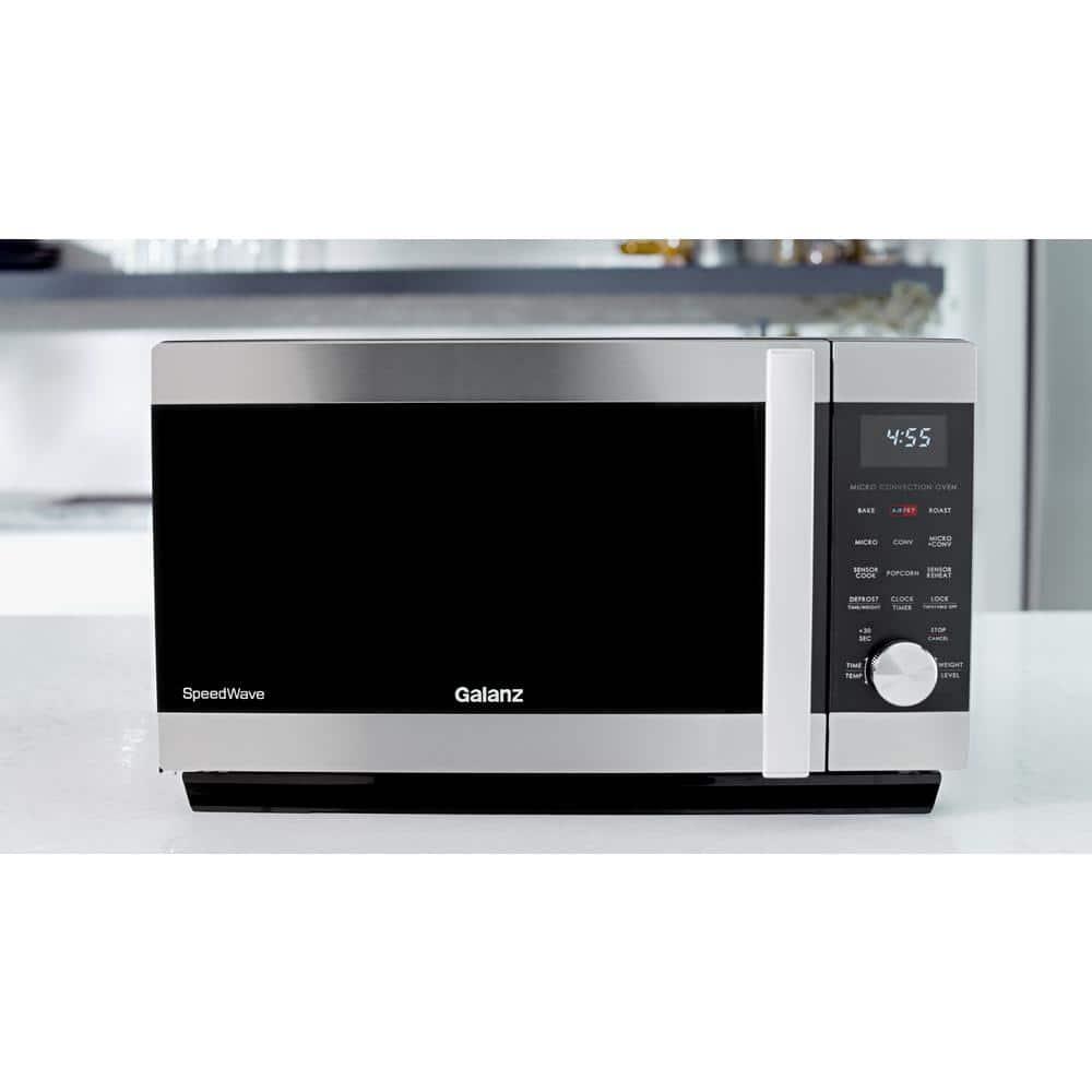 Galanz 16 cu ft Countertop SpeedWave 3in1 Convection Oven Microwave with Combi Speed Cooking in Stainless Steel