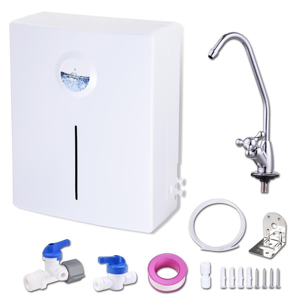 Yescom 5-Stage Water Filter Hollow Fiber Ultrafiltration w/ Faucet