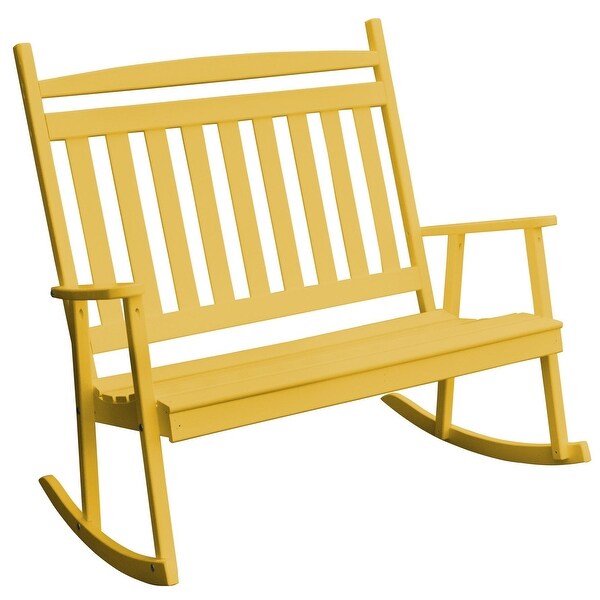 Pine Double Classic Porch Rocker