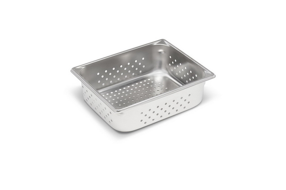 Vollrath Perforated Stainless Steel Half Size Stea...