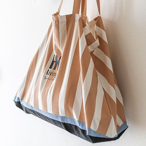 Striped Beach Tote