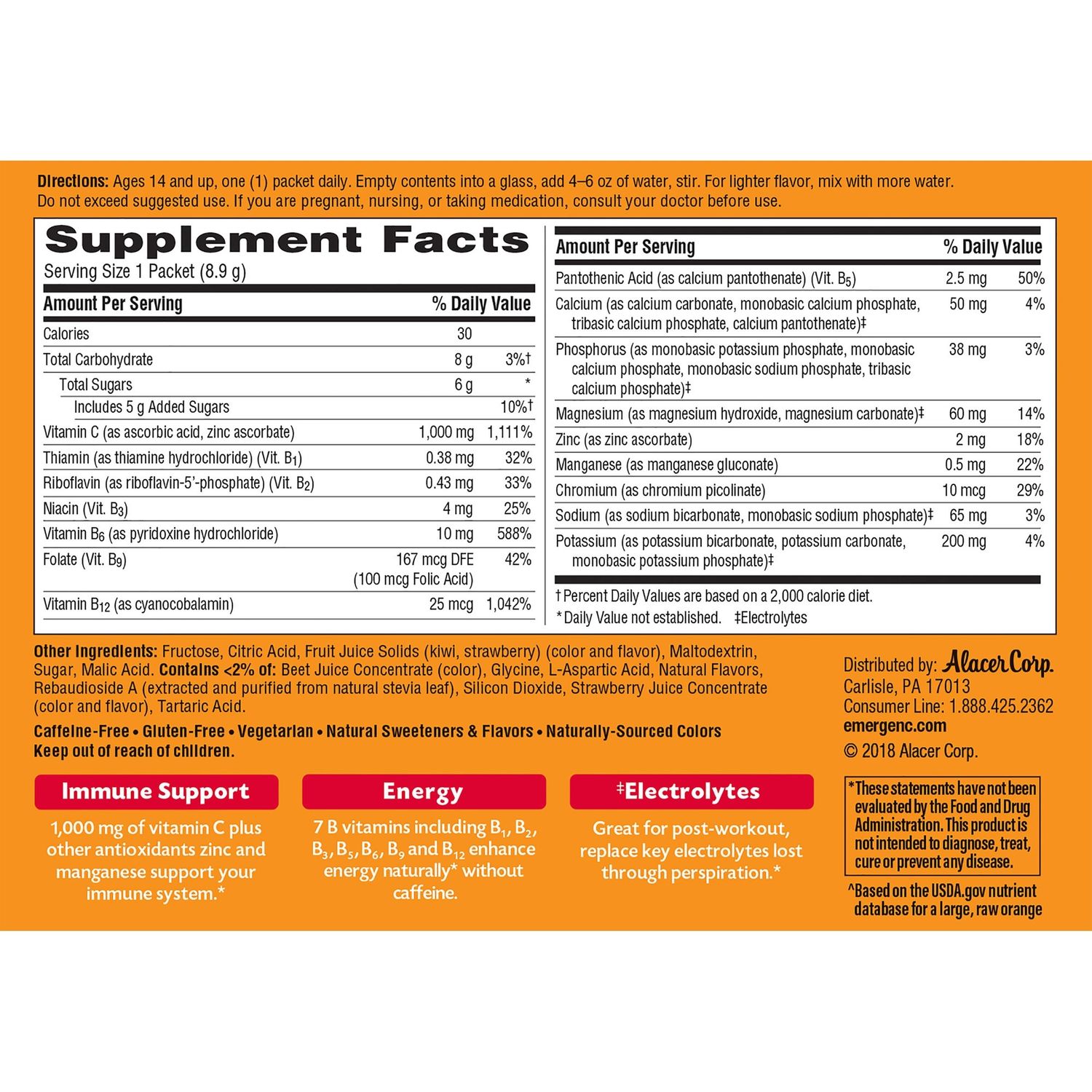 Strawberry-Kiwi Vitamin C Drink Mix by GlaxoSmithKline plc GKC30319