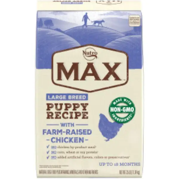 Nutro Max 25 lb Max Large Breed Puppy Recipe Dry Dog Food