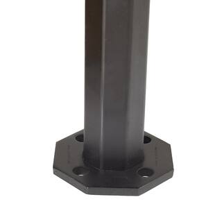 FORTRESS Evolver Black Steel Mounted Base Line Post 35320