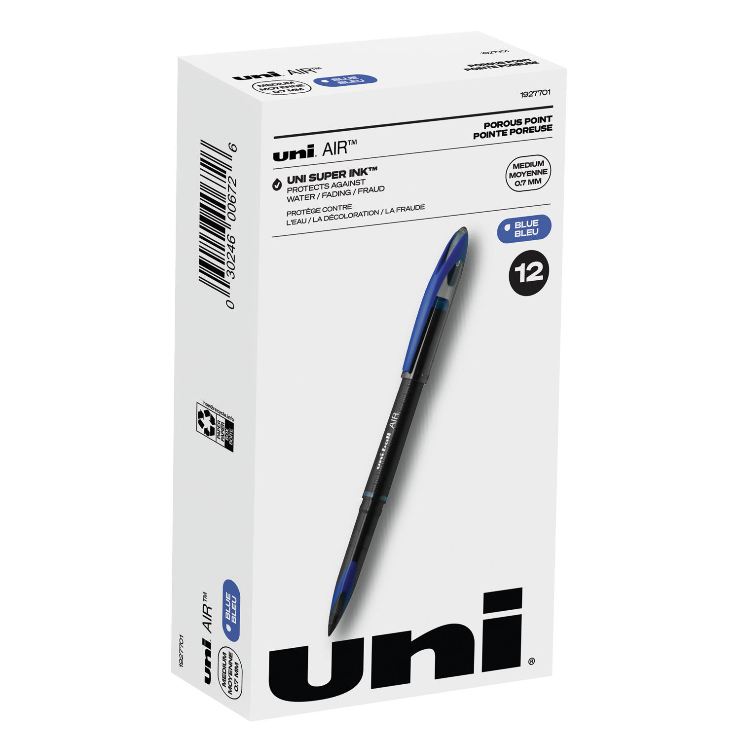 AIR Porous Roller Ball Pen by uni-ballandreg; UBC1927701