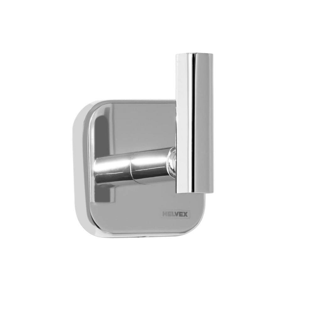 HELVEX Piazza Single Robe Hook in Polished Chrome UPIA-106-PC