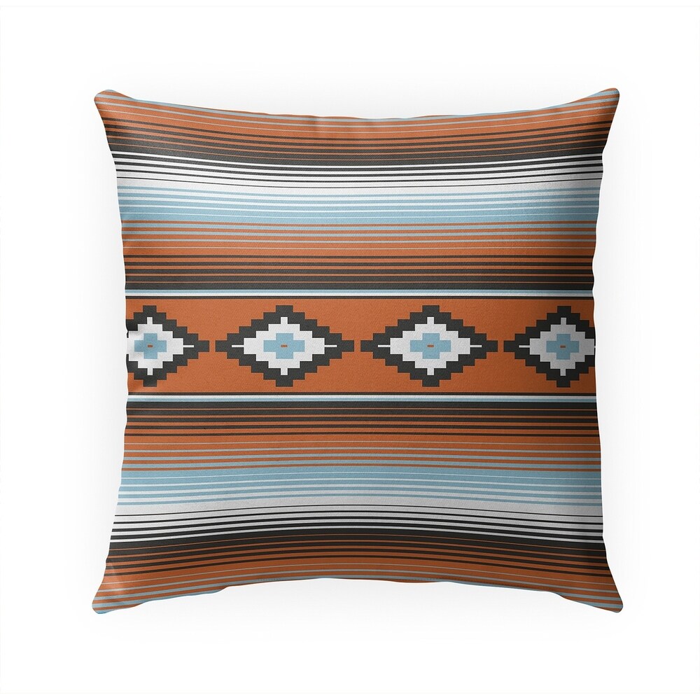 MODERN SERAPE MULTI IndoorOutdoor Pillow By Kavka Designs   18X18