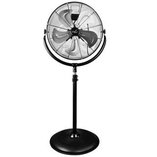 Vie Air 20 in. Adjustable Height Pedestal Industrial Drum Fan With 360 Degree Tilt 98596360M