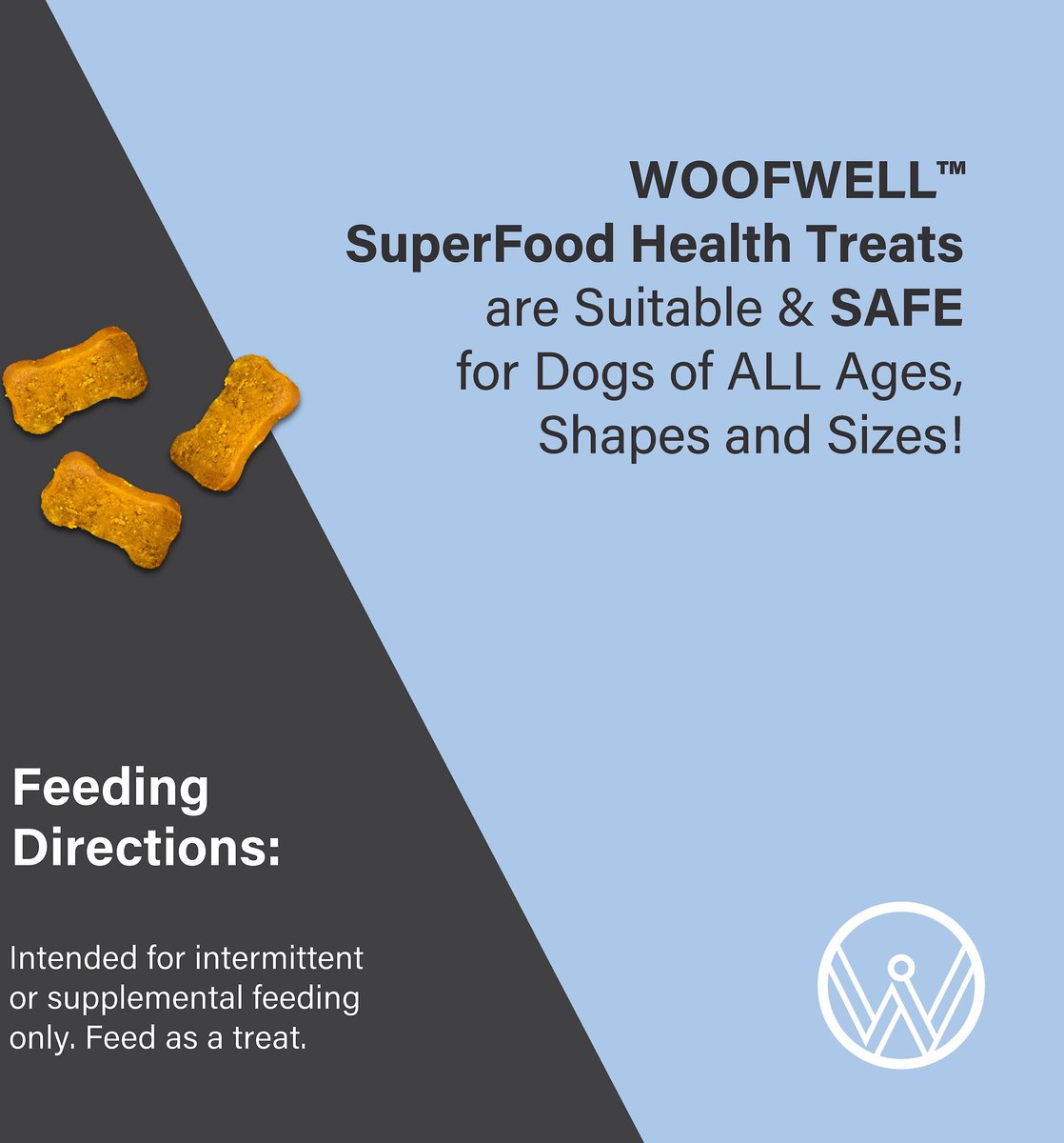 WoofWell Bacon Flavor Soft and Chewy Dog Treats， 8.5-oz bag