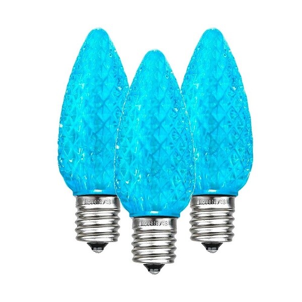 25 Pack C9 LED Outdoor Christmas Replacement Bulbs，C9/E17 Base