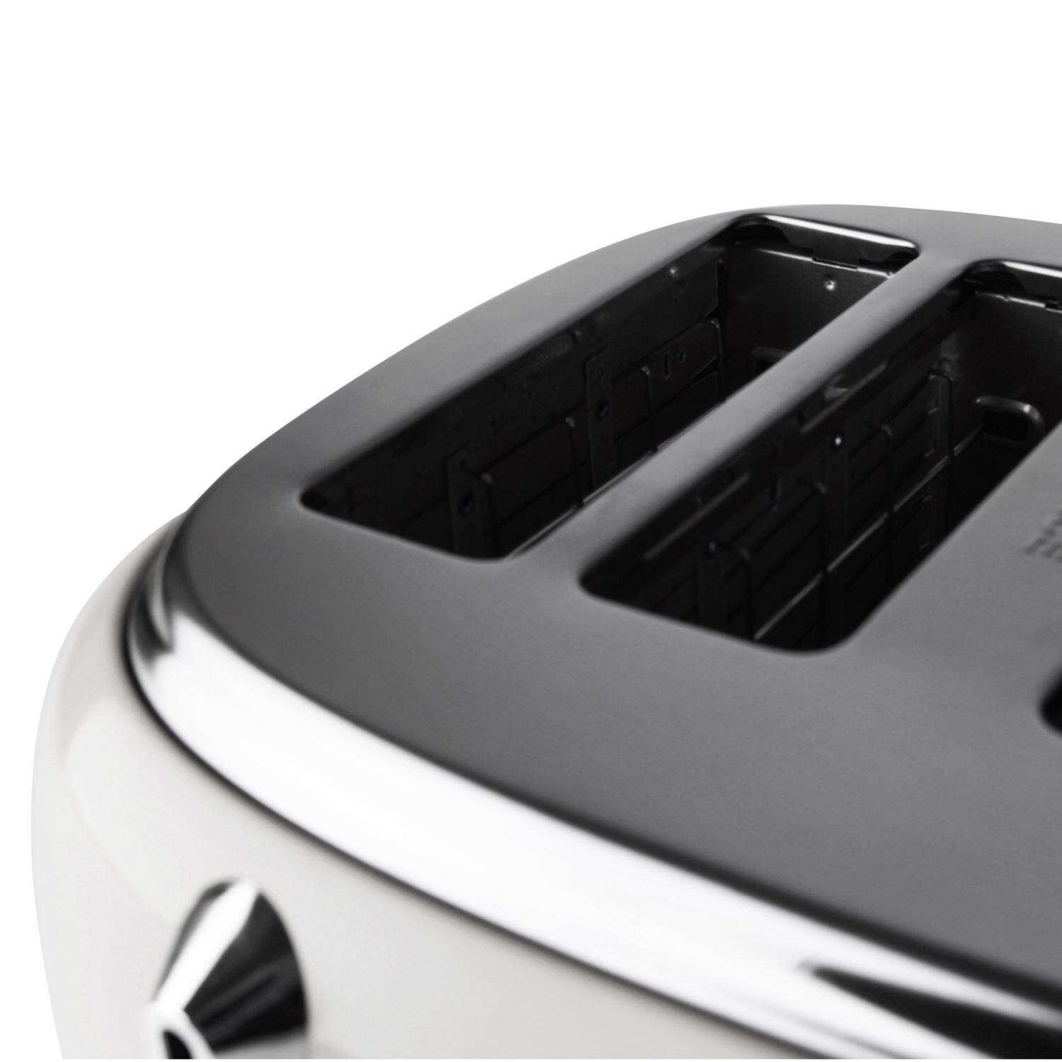 Haden Heritage Stainless Steel White 4 slot Toaster 8 in. H X 13 in. W X 12 in. D