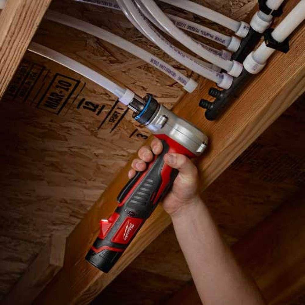 MW M12 12-Volt Lithium-Ion Cordless ProPEX Expansion Tool Kit with M12 FUEL HACKZALL Reciprocating Saw 2432-22-2520-20