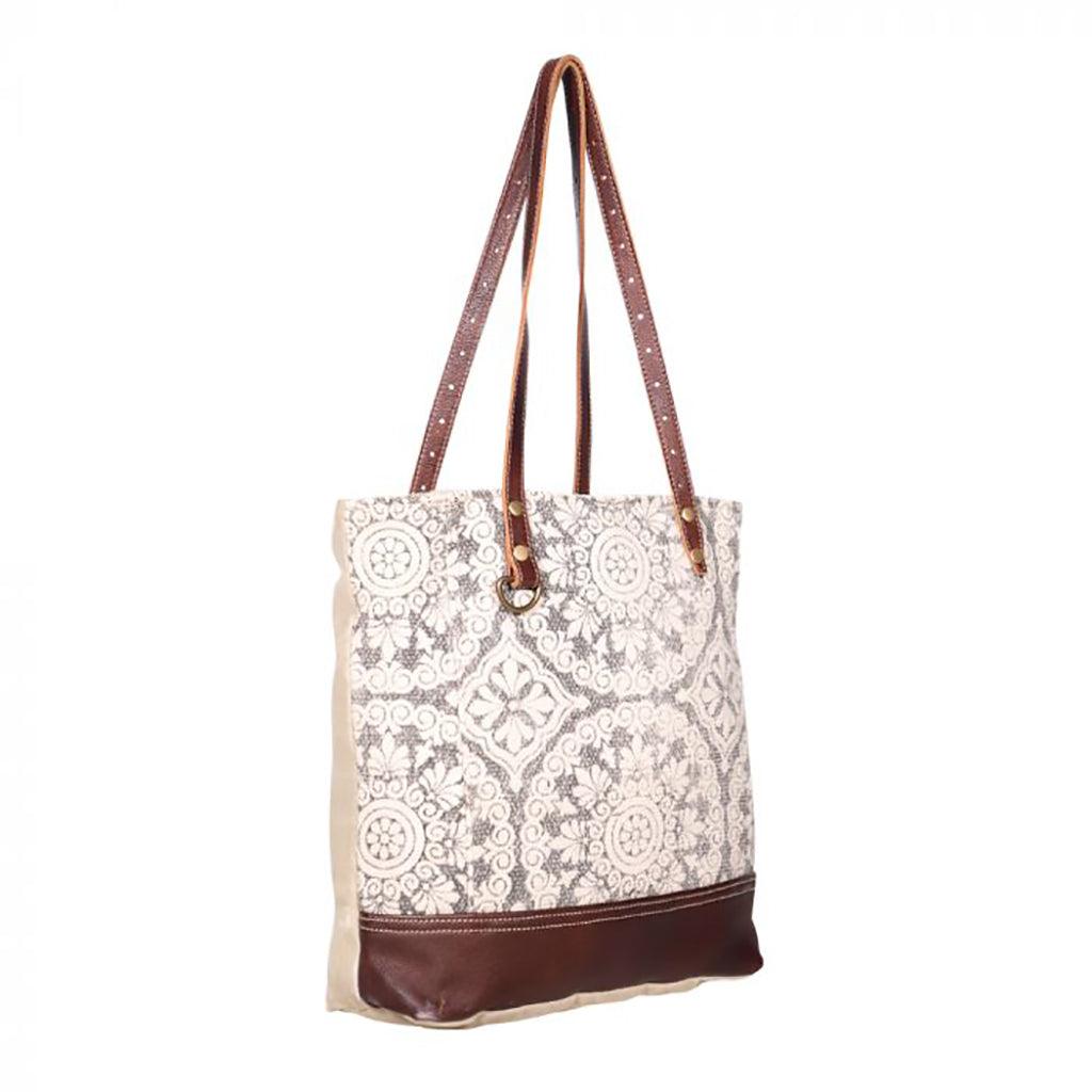 Myra Bag  Geometric Tote Bag