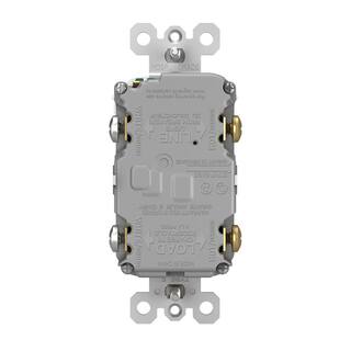 Legrand radiant 15 Amp 125 Volt Tamper Resistant GFCI ResidentialCommercial Decorator Duplex Outlet Nickel 1597TRNICC4