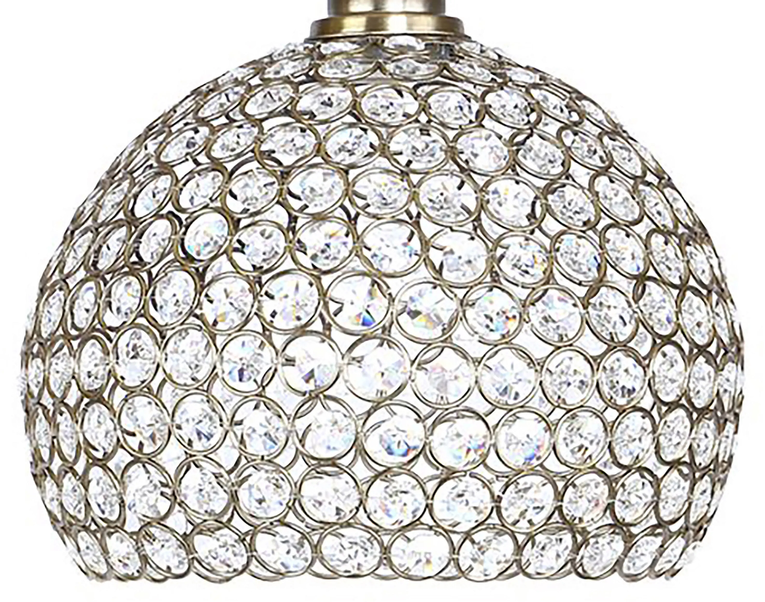 Canbel Gold and Crystal Floor Lamp