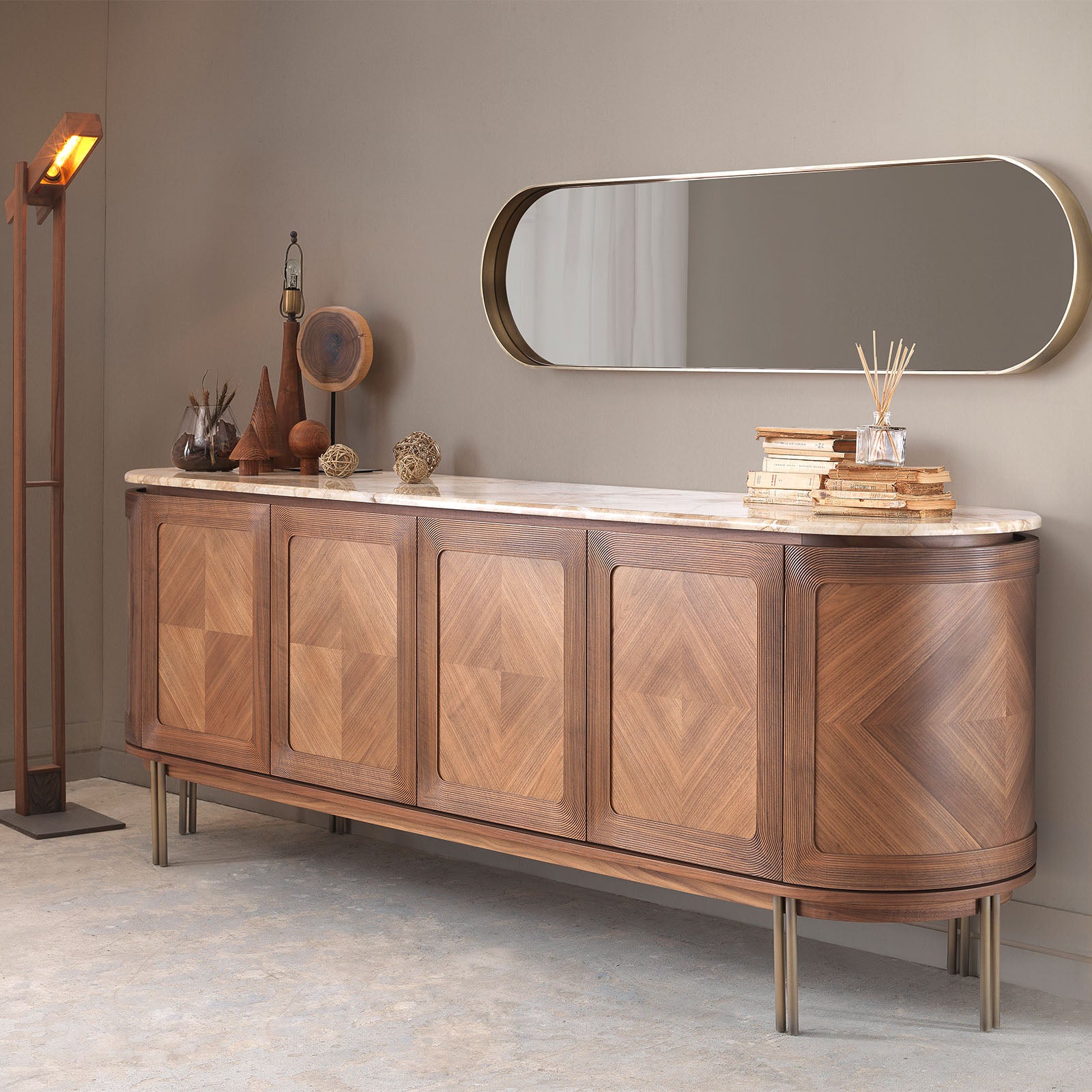 Eva Sideboard With Veneer Top Eva-Sideboard001