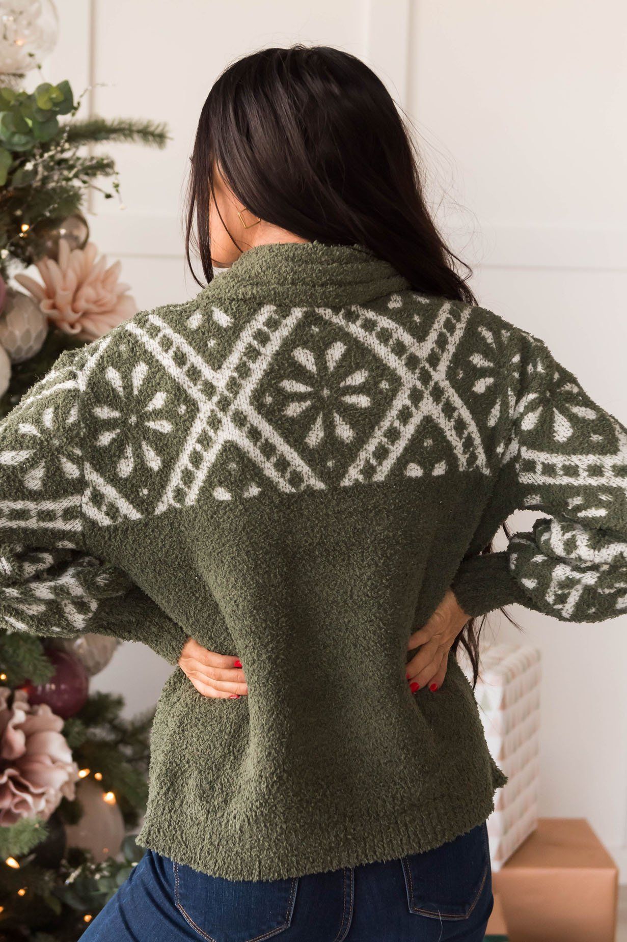 Hidden Gem Modest Pullover Sweater