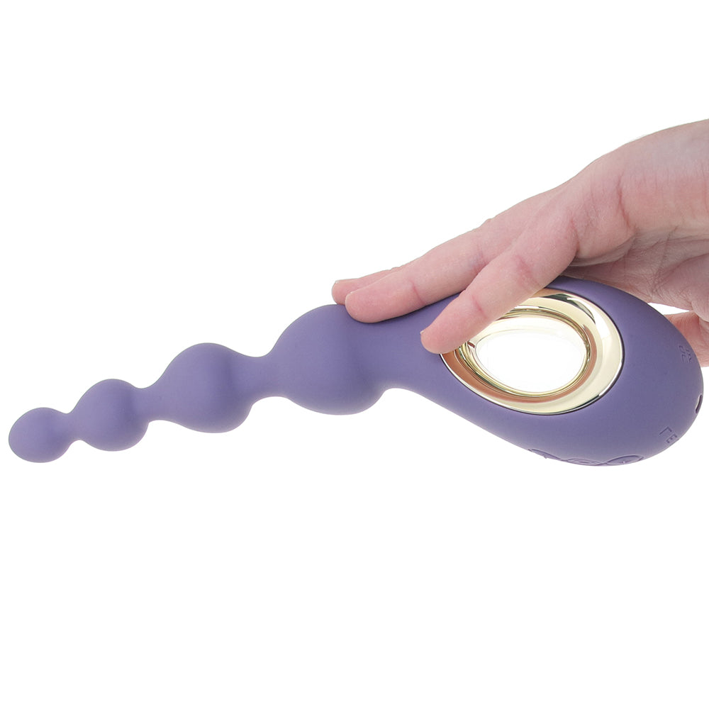 Soraya Anal Beads Massager in Violet Dusk