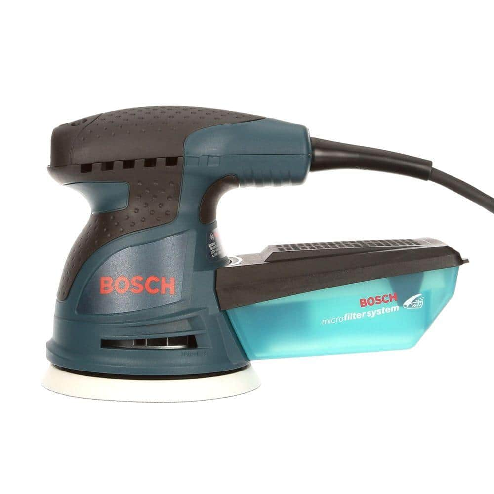 Bosch 2.5 Amp 5 in. Corded Variable Speed Random Orbital Sander/Polisher Kit with Carrying Bag ROS20VSC