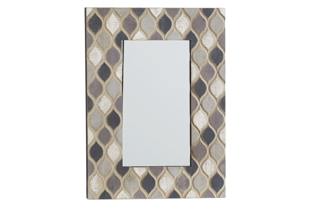 Multi Farmhouse Ogee Framed Wall Mirror