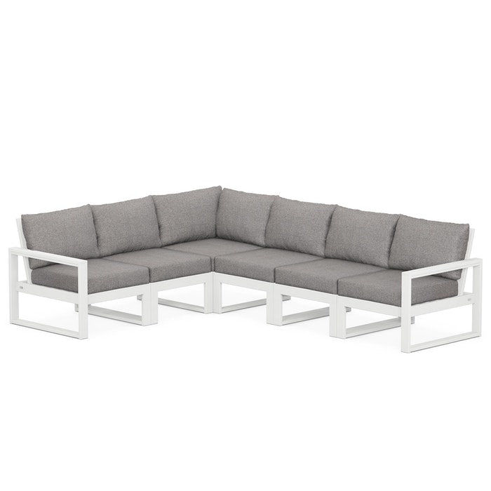 Polywood EDGE  Outdoor 6 pc Deep Seating Sectional