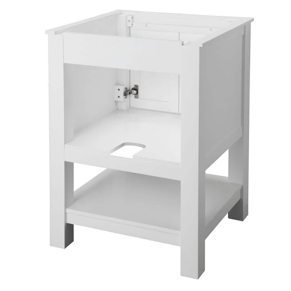 Home Decorators Collection Gazette 24 in W x 2134 in D Bath Vanity Cabinet Only in White