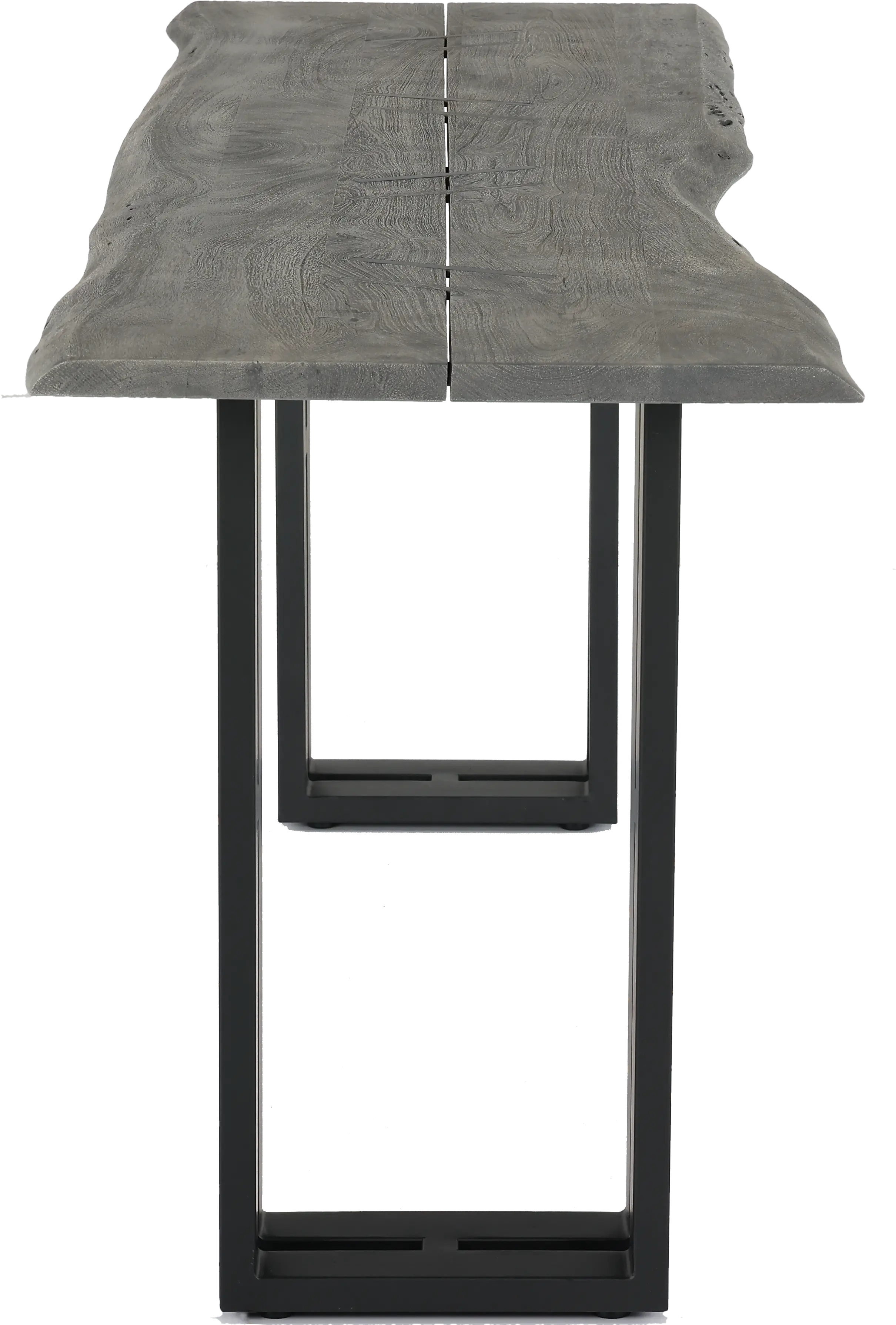 Copenhagen Gray Live Edge Sofa Table