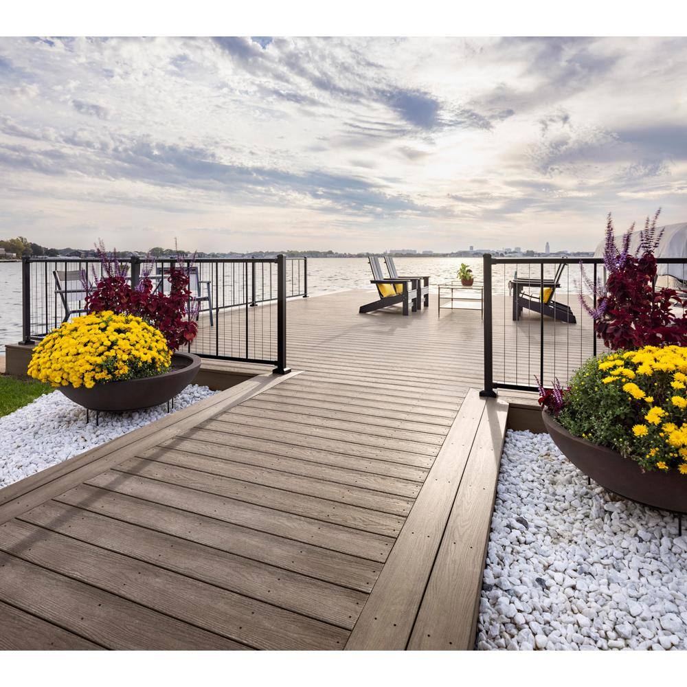 MoistureShield Elevate Riverbank 1 in. x 5.4 in. x 20 ft. Solid Edge Composite Deck Board 13550586