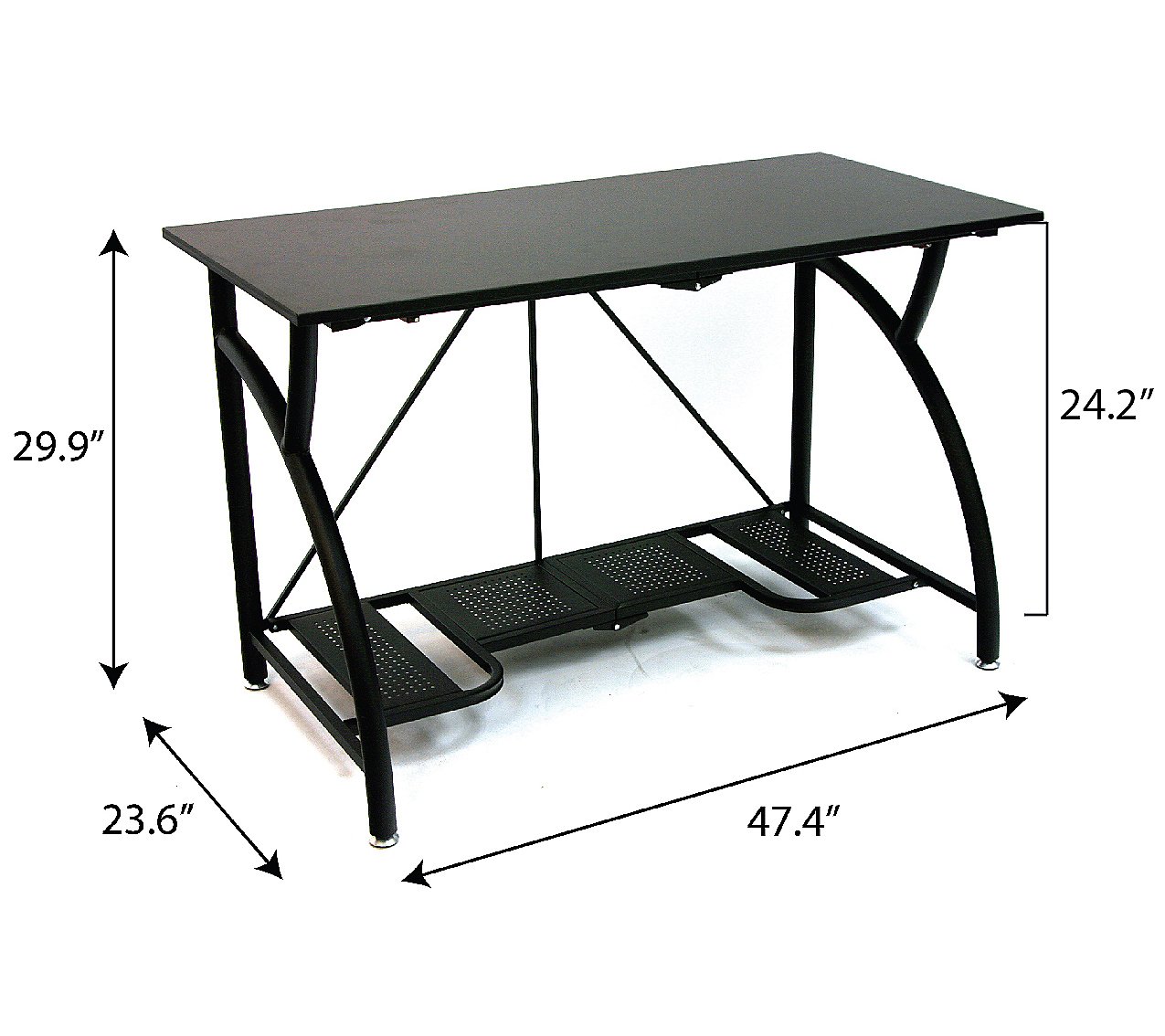 Origami Computer Desk Black