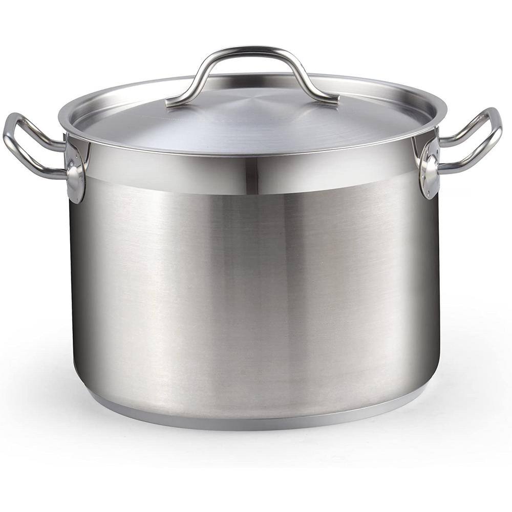 Cooks Standard Professional Grade 8 qt. Stainless Steel Stock Pot with Lid 02584