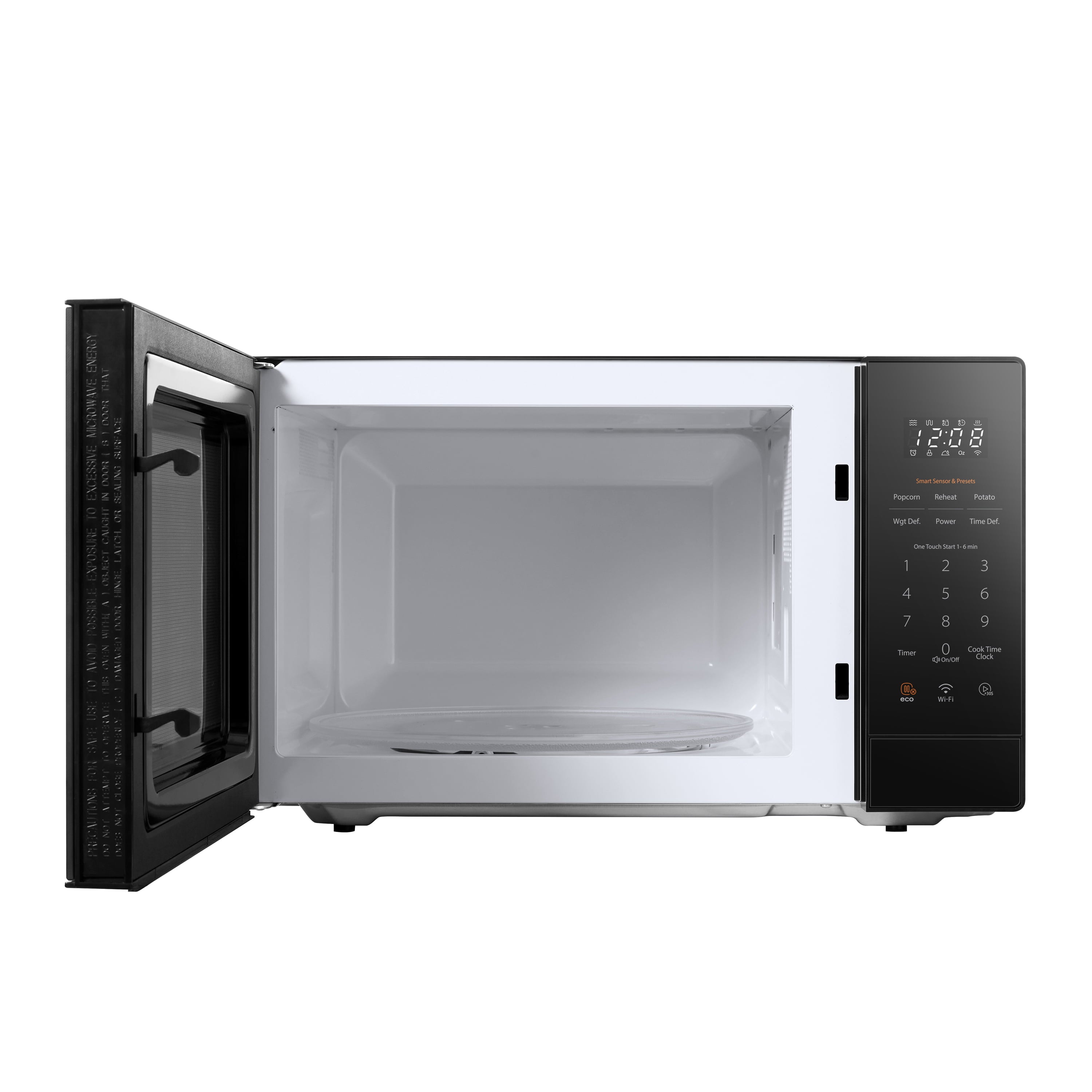 Toshiba 1.4 Cu ft Smart Microwave Oven, 1100 Watts, Black