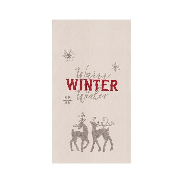 Winter Wishes Flour Sack Kitchen Towel