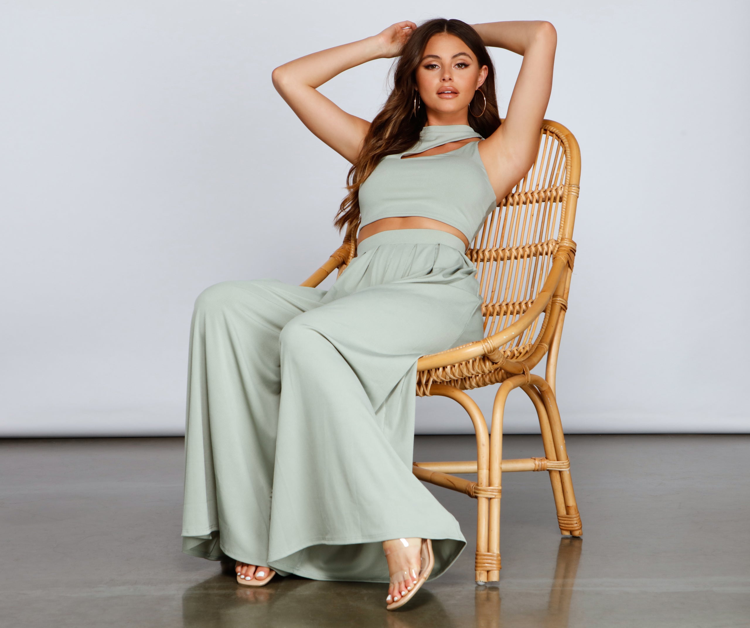 Make It Bold High Waist Palazzo Pants