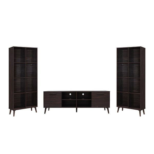 Doneva Rubberwood 3-piece Entertainment Set by Christopher Knight Home