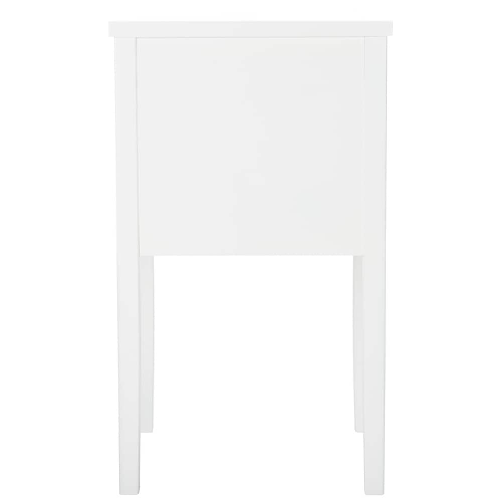 SAFAVIEH Toby White End Table   16.9\