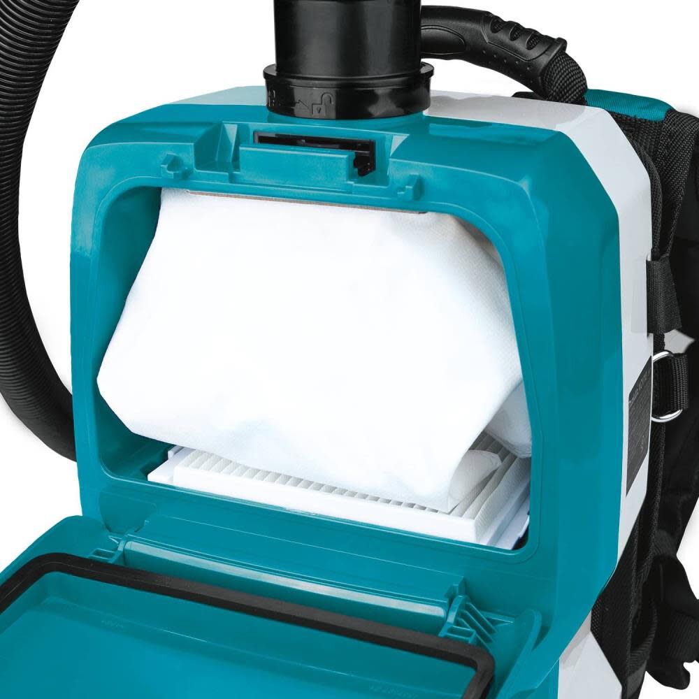 Makita 18V X2 LXT 36V 1/2 Gallon HEPA Backpack Dry Dust Extractor Bare Tool XCV10ZX from Makita