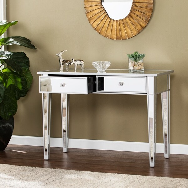 SEI Furniture Olivia Mirrored Accent Table