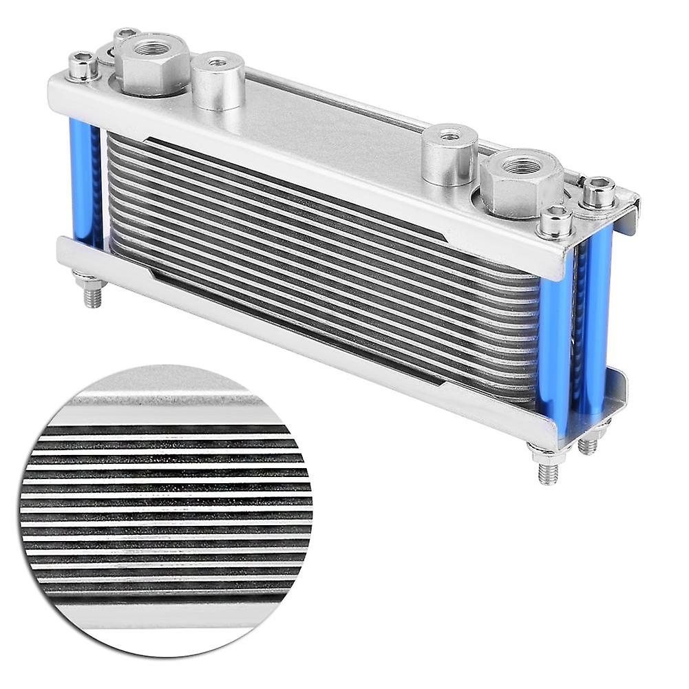 Upgrade Aluminum Motorcycle Engine Oil Cooler Cooling Radiator 50cc-200cc Universal