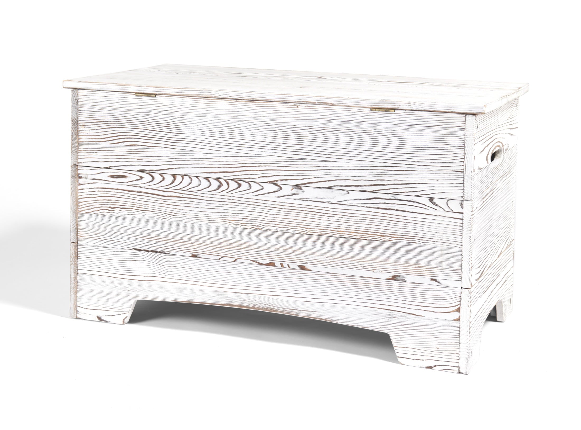 Badger Basket 24.6 Gallon Wood Toy Chests, Distressed White