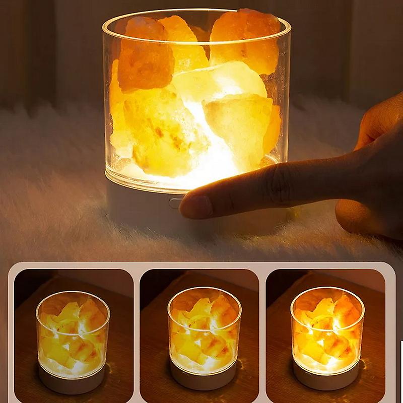 Led Lamp Crystal Salt Lamp Dimmable Usb Power Supply