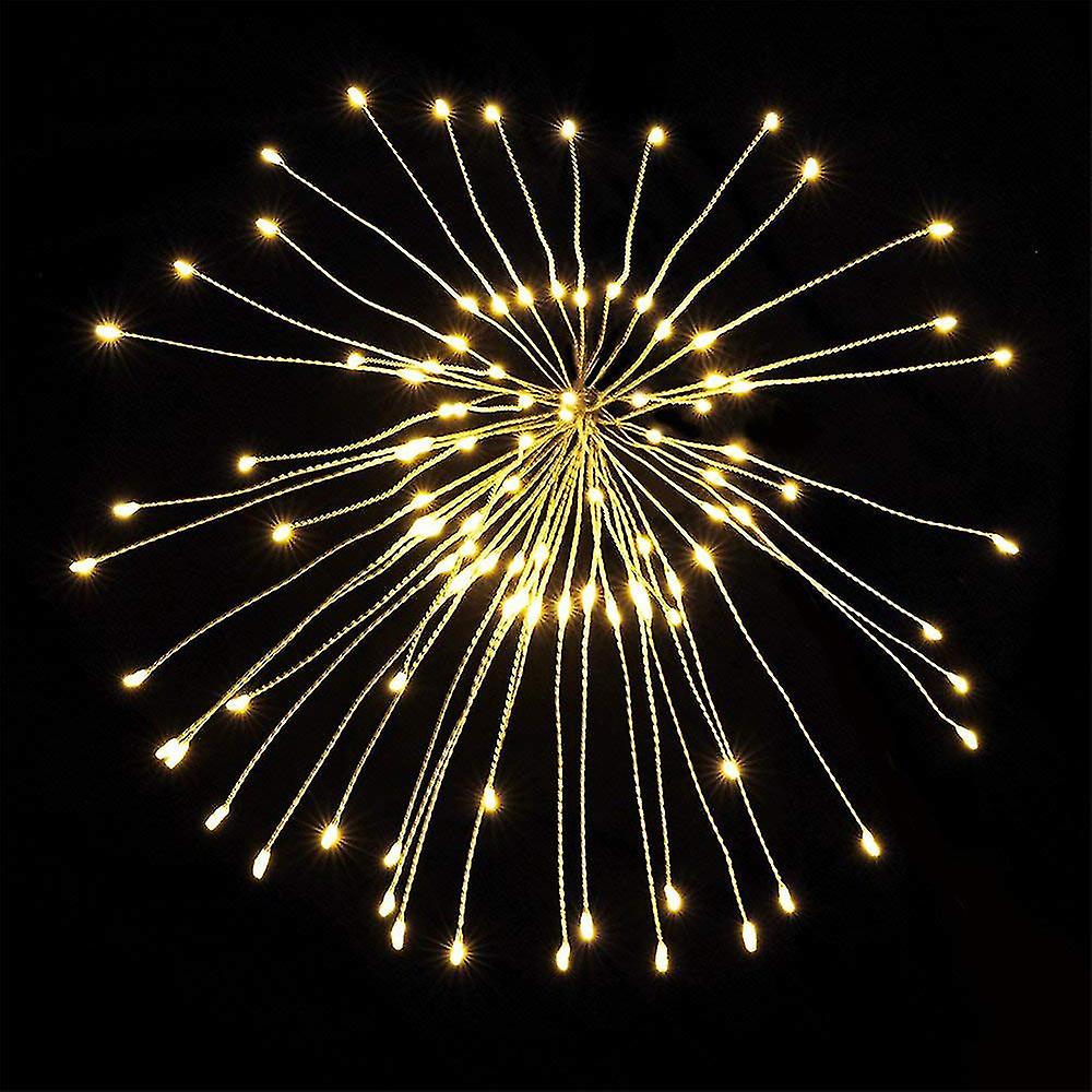 2-pack Dandelion String Lights， Led Fireworks Copper String Lights