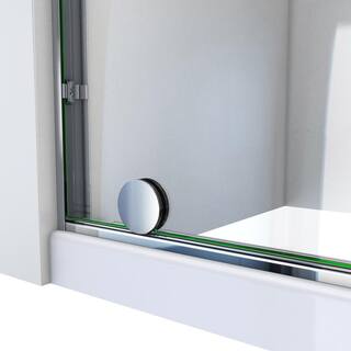 DreamLine Harmony 60 in. W x 58 in. H Sliding Semi Frameless Tub Door in Oil Rubbed Bronze with Clear Glass TDHA60W580VXX06