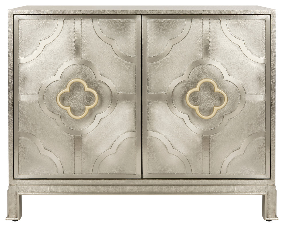 Safavieh Couture Antonella Metal Chest   Mediterranean   Accent Chests And Cabinets   by Safavieh  Houzz