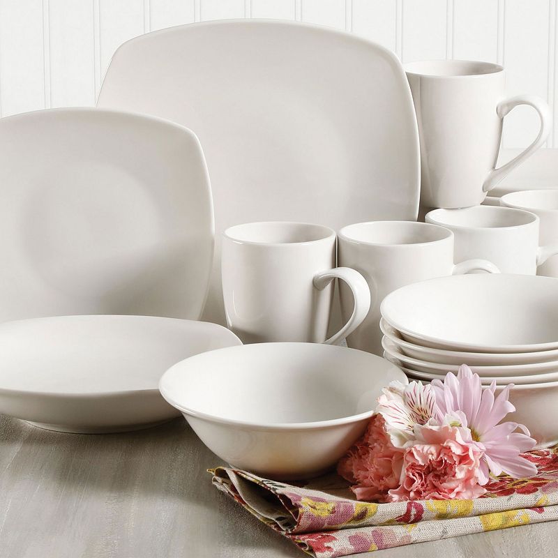 Gibson Home Hagen Square Dinnerware Set