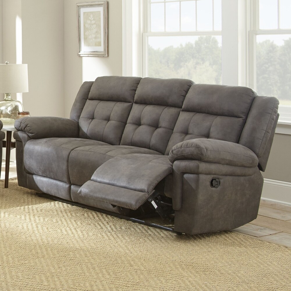 Austin Microfiber Reclining Sofa by Greyson Living