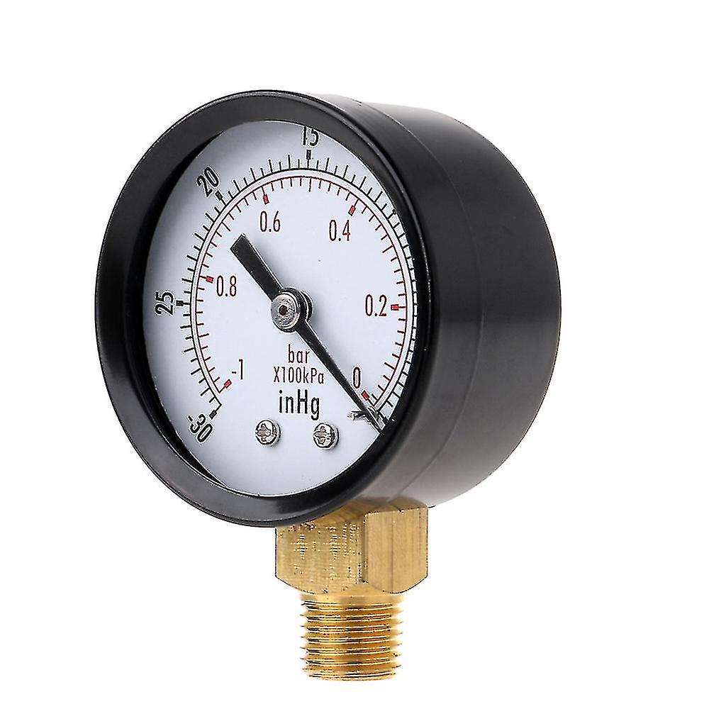 Portable Dual Scale Dial Indicator Vacuum Pressure Gauge Air Pressure Gauge Oil Pressure Gauge