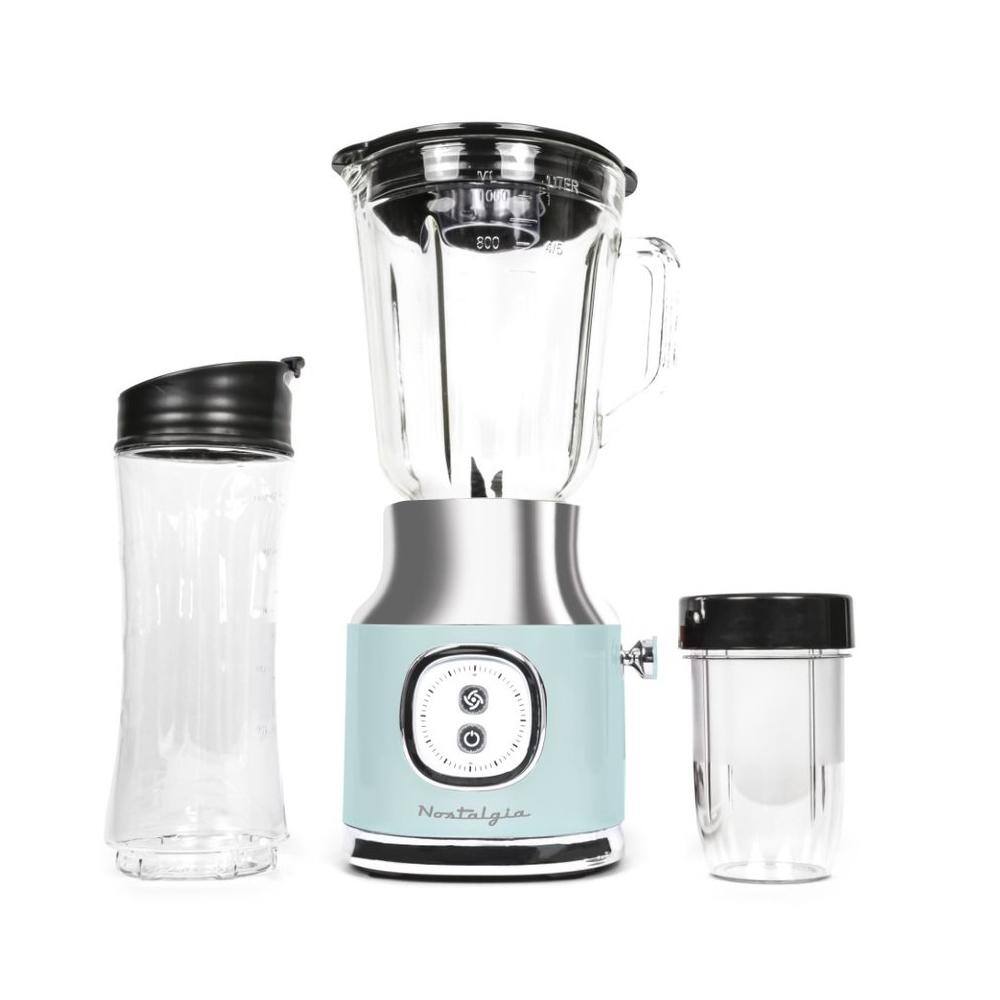 Nostalgia 33 oz. Single Speed Classic Retro Blender Aqua CLRB3PCAQ